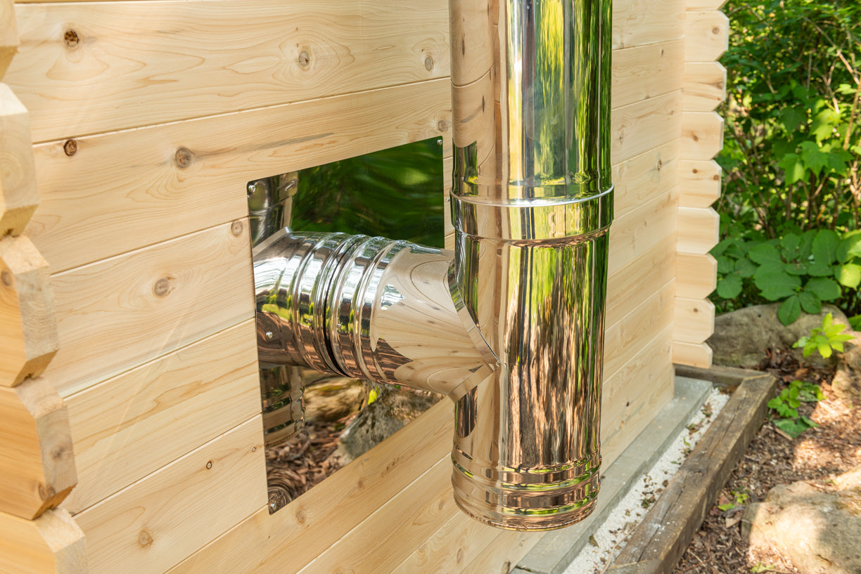 CT Georgian Cabin Sauna with Changeroom - Electric