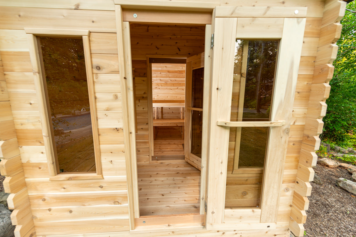 CT Georgian Cabin Sauna with Changeroom - Electric