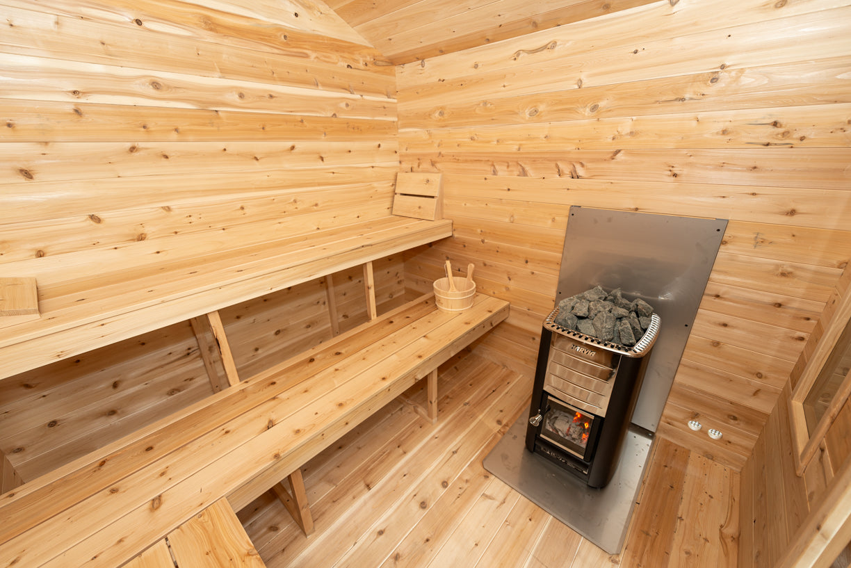 CT Georgian Cabin Sauna with Changeroom - Electric