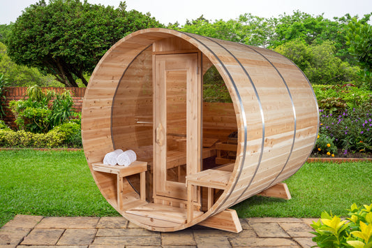 Serenity MP Barrel Sauna - Wood Burning