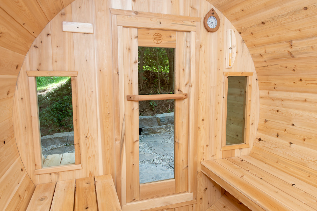 CT Tranquility Barrel Sauna - Electric