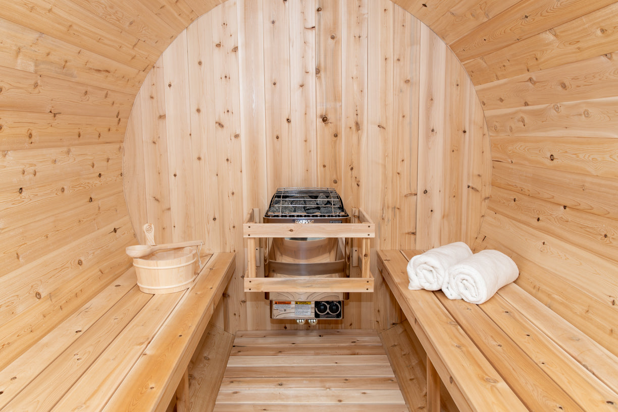 CT Tranquility Barrel Sauna - Electric