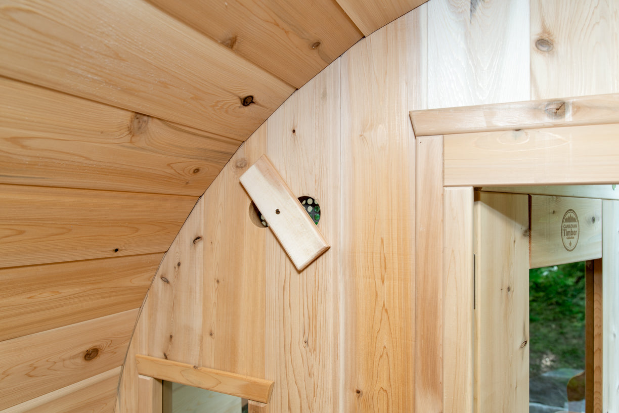 CT Tranquility Barrel Sauna - Electric