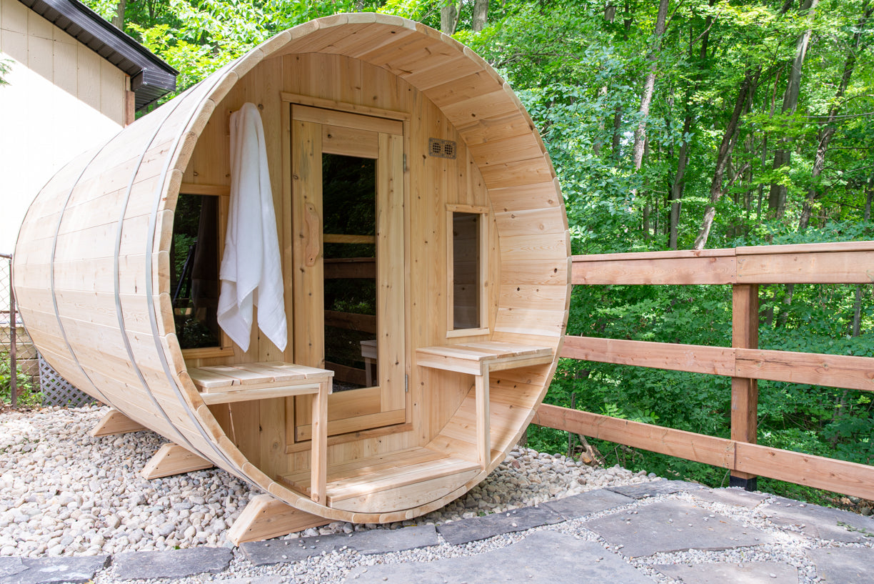 CT Tranquility Barrel Sauna - Electric