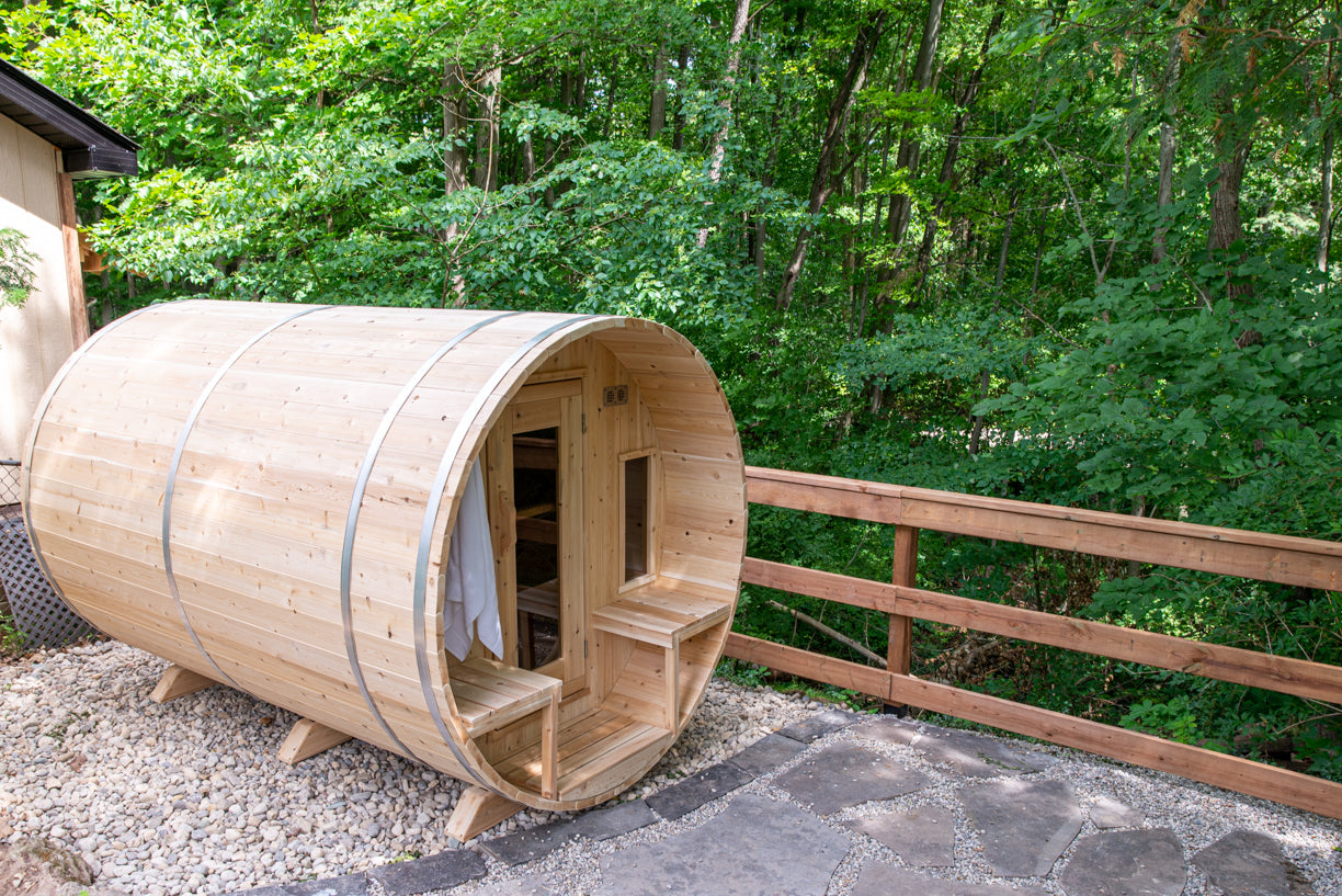 CT Tranquility Barrel Sauna - Electric