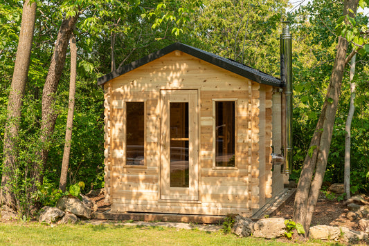CT Georgian Cabin Sauna with Changeroom - Electric