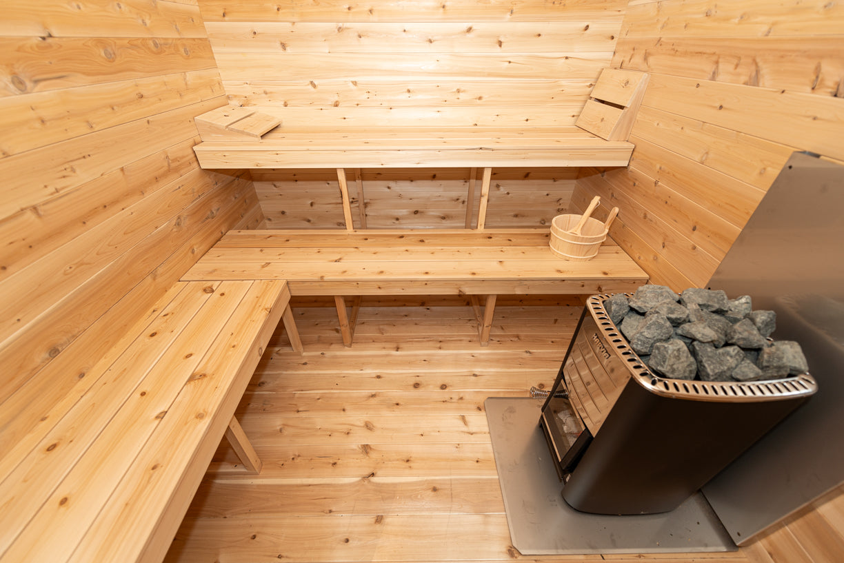 CT Georgian Cabin Sauna with Changeroom - Electric