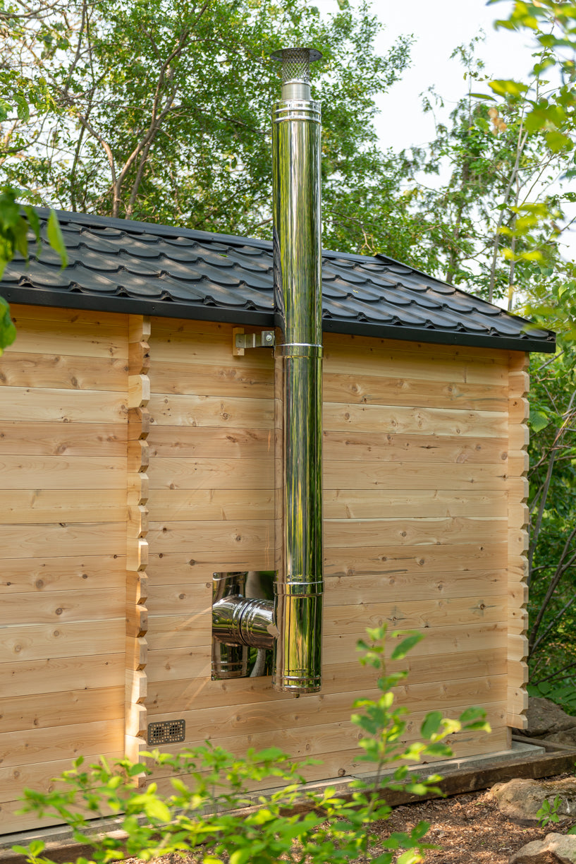 CT Georgian Cabin Sauna with Changeroom - Electric