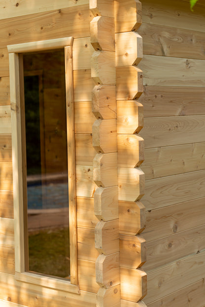 CT Georgian Cabin Sauna with Changeroom - Electric