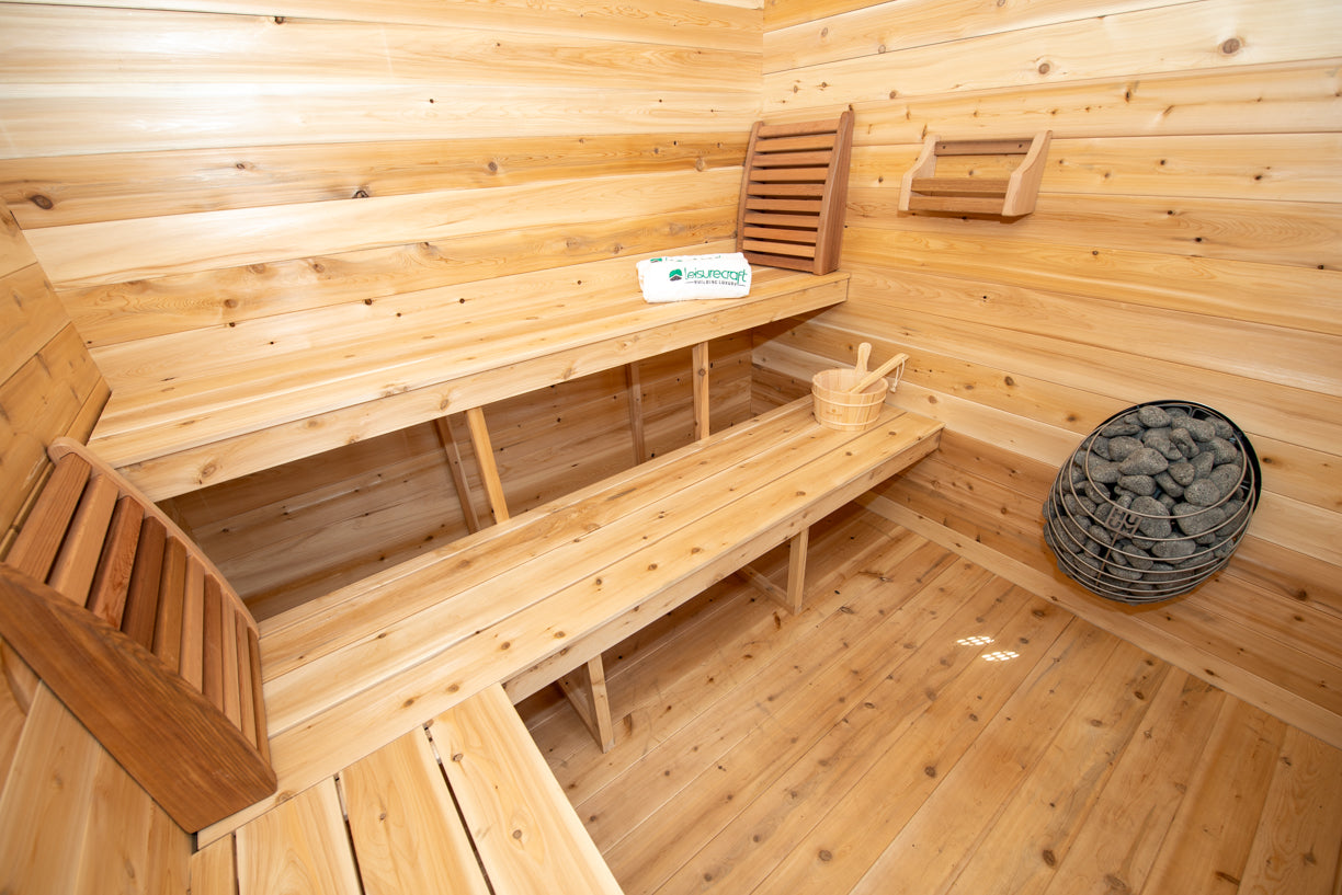 CT Georgian Cabin Sauna with Porch - Electric