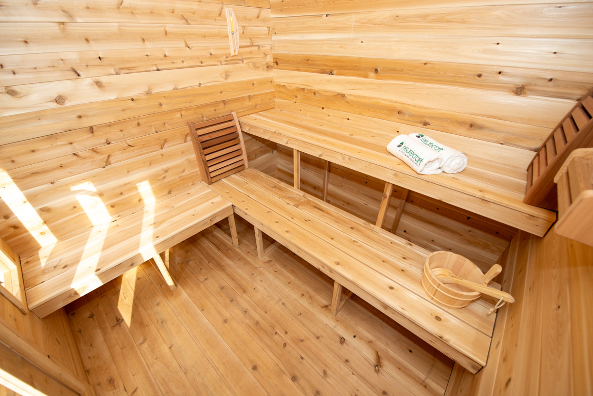 CT Georgian Cabin Sauna with Porch - Electric