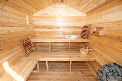 CT Georgian Cabin Sauna with Porch - Electric
