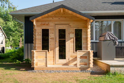 CT Georgian Cabin Sauna with Porch - Electric
