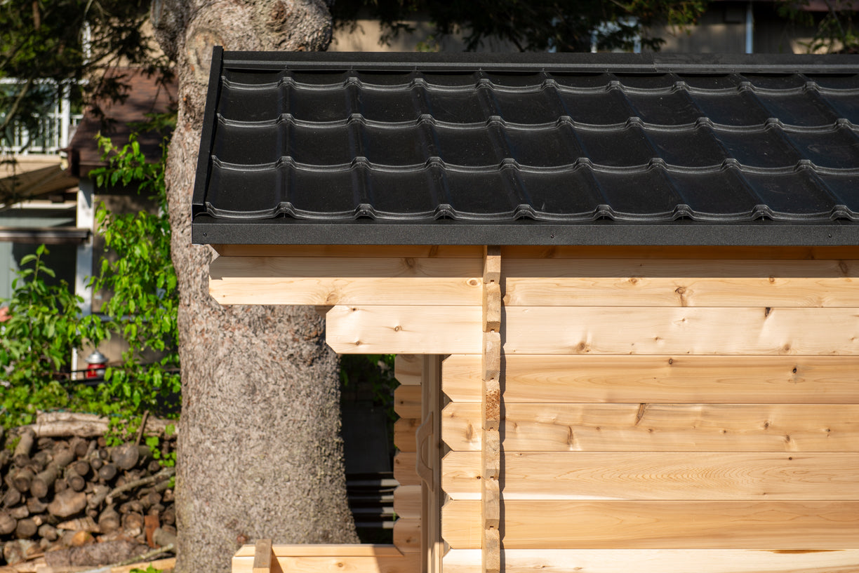 CT Georgian Cabin Sauna with Porch - Electric