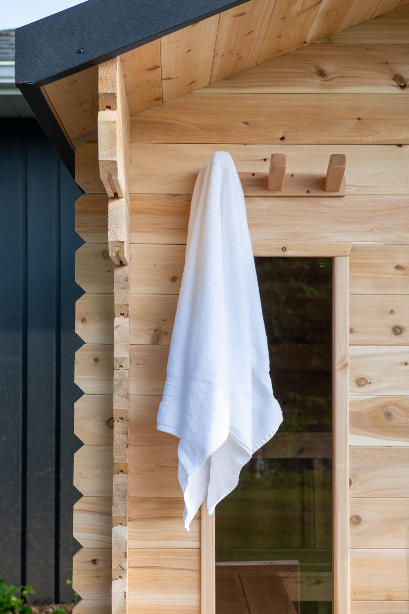 CT Georgian Cabin Sauna with Porch - Electric