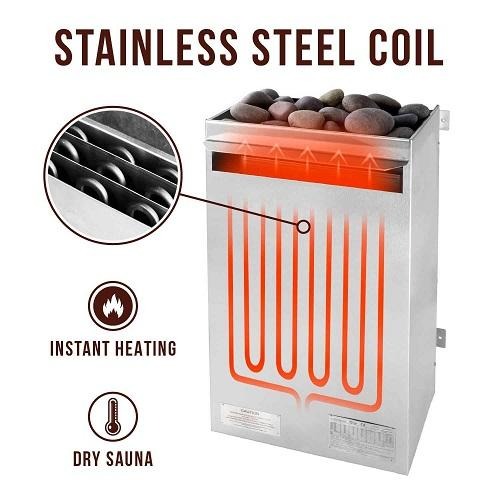 Scandia Electric Ultra Sauna Heater – Small (3.0–4.5kW)