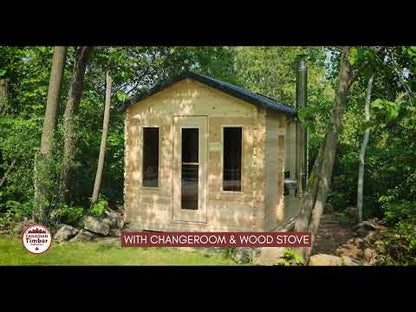 CT Georgian Cabin Sauna with Changeroom - Electric